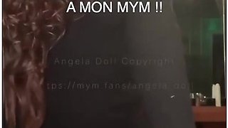 Angela Doll - Risky Challenge: Getting Fucked In The Ass By My Office Colleague In The Wc !!