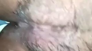 Exchanging mucus with my wifes chubby pussy