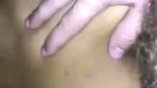 Perky amateur rides and sucks black dick pov style