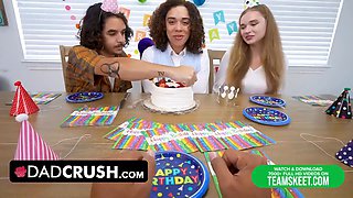 For my bday, can you take my purity, step dad? my labia is ready