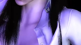 3D BBW Asian Slut Naked Her Huge Boobs Cheating with Big Dick