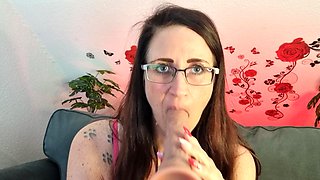 User Request: Blowjob and Ball Licking Dildo