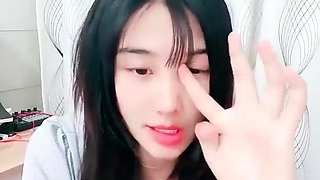 Asian busty teen getting toy fucked hard