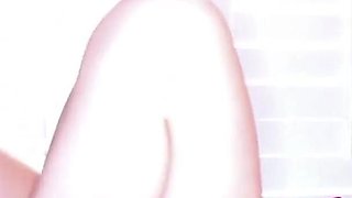 Kimber Lee Yawns and Stretches