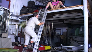 Boss Humiliates Secretary - Piss in the Office