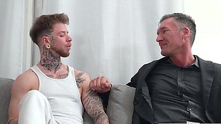 Stepdad making Atlas Alexander moan in pleasure