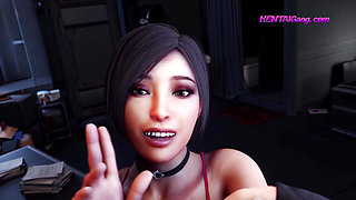Thick cock breaks Ada's pussy deep in doggystyle while alarms blare in the background (4K ULTRA HD)