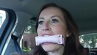 Sophia Takes You for a Ride in Her Car Whilst Shes Gagged