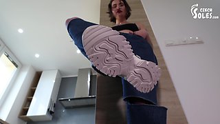 POV Gym Girl Sneakers Domination