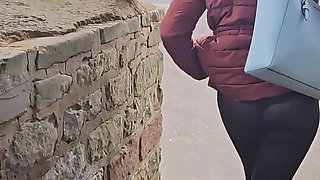 Erster Outdoorfick Des Jahres an Burgruine