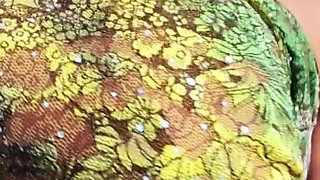 Hot Big Tits MILF Jane Whitehouse Sucks and Fucks Two Big White Cocks in the Gloryhole