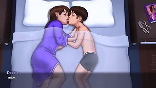 Busty Stepmom JOI & Masturbation - Summertime Saga Hentai 4K