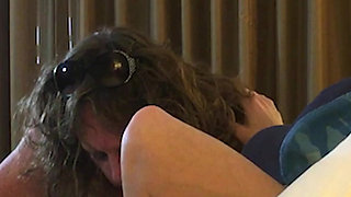 Mature Crossdresser Fucked and Deepthroating Dick