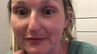 Huge Piss on Plane After Holding It for Four Hours!