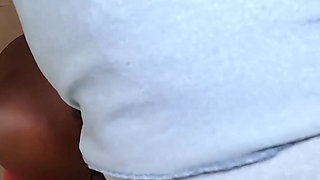 Ebony Amateur Swallow Cum From Whit Cock