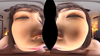 Lustful asian whore incredible VR clip