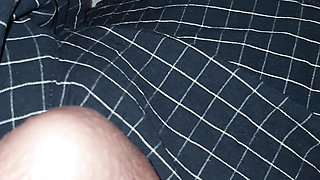 Step mom helps indian step son with big dick pulling outside
