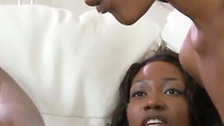 Alluring Ebony Babes Are Getting Slammed and Jizzed at the Orgy