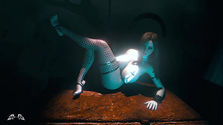 Hot Halloween Striptease by Bella in a Sexy Nun Cosplay - 3D VR Hentai Animation by VirtualHeaven