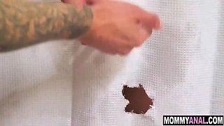 Busty Step-Mom Gets Tricked Into Anal By Stepson - Big Tits & Fat Ass MILF