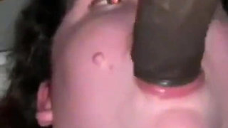 YoungEnglishBBW Giving BBC Nata4sex passionate blowjob gagging facefuck
