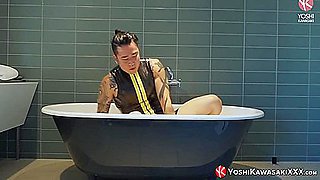 Japanese Yoshi Kawasaki Dildoes Himself