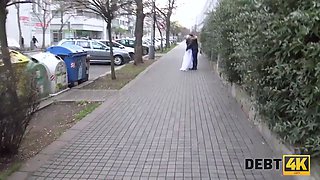 Debt4k. your brides ass will conform to pay your debt!
