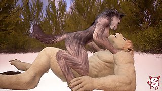 Unshaved woman enjoys outdoor action with a big dick in wild life sex