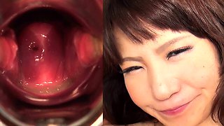 Japanese teen uses toys to pleasure pussy