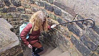 Erster Outdoorfick Des Jahres an Burgruine