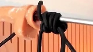 Sexy brunettes sex toy masturbation