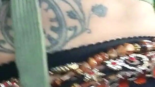 Oiled Tits Big Pierced Nipples in the Woods