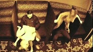 Strippers dance in the semi private room