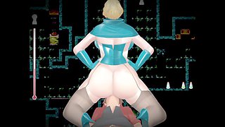 My doctor with the big ass sits on my face during a wild hentai session