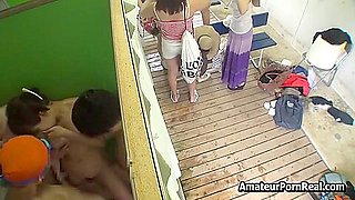 Japanese Wife Sex Harassed Young Guys Female Spa Toilet