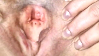 Spreading and Gaping My Pussy in Close up