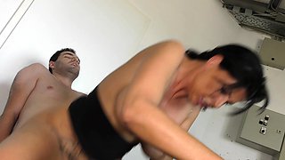 Hot fuck in the kitchen with busty MILF DaCada
