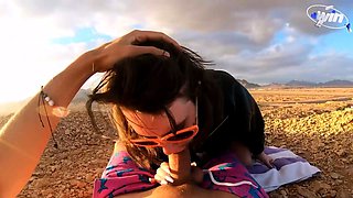 Abandoned building. public blowjob. extreme raunchy sex.