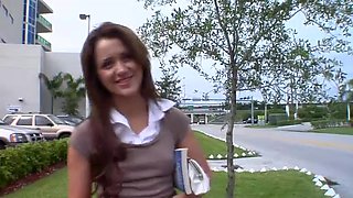 Heather Hurley is a brunette beauty who loves to ride big cocks.