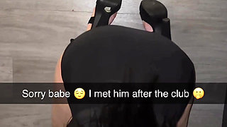 Snapchat Cheating Compilation: Club Night in High Heels and Lingerie