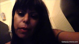 Gabby Quinteros Naughty in the Bathroom