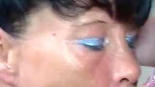 Mature couple pussy licking pussy fucking big dick sucking cum in mouth