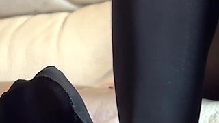 Asian Pantyhose Foot Domination