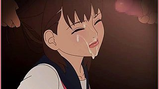 Hentai bukkake mega cumshot