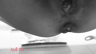 Sperm Drain #5. Dirty Blonde Releases Cum and Cums with Her Ass in 7 Hours. Art Video.