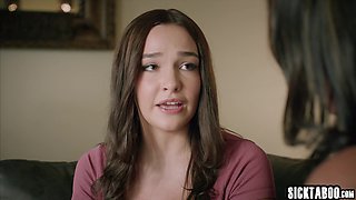 Big ass teen stepdaughter Rissa May anal sex with big tits MILF stepmom