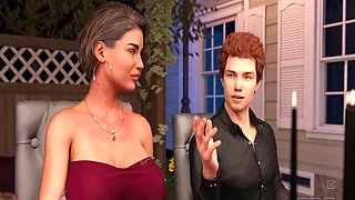 Victorian lesbian anime scene with Misskitty2k gets wild