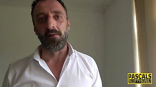 Real kinky milf gets ass fucked and swallows