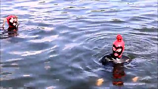 German amateur couple fucking outdoors