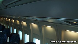 A naughty stewardess slut gets punished for her misdeed - FapHouse